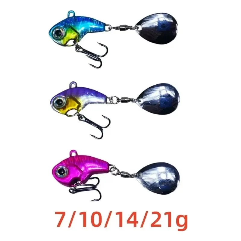

Mini Small Spinner Imitation Road Runner Sequins Hard Bait Sea Fishing Long Casting Fake Fish Bait with Sharp Blood Groove Hooks