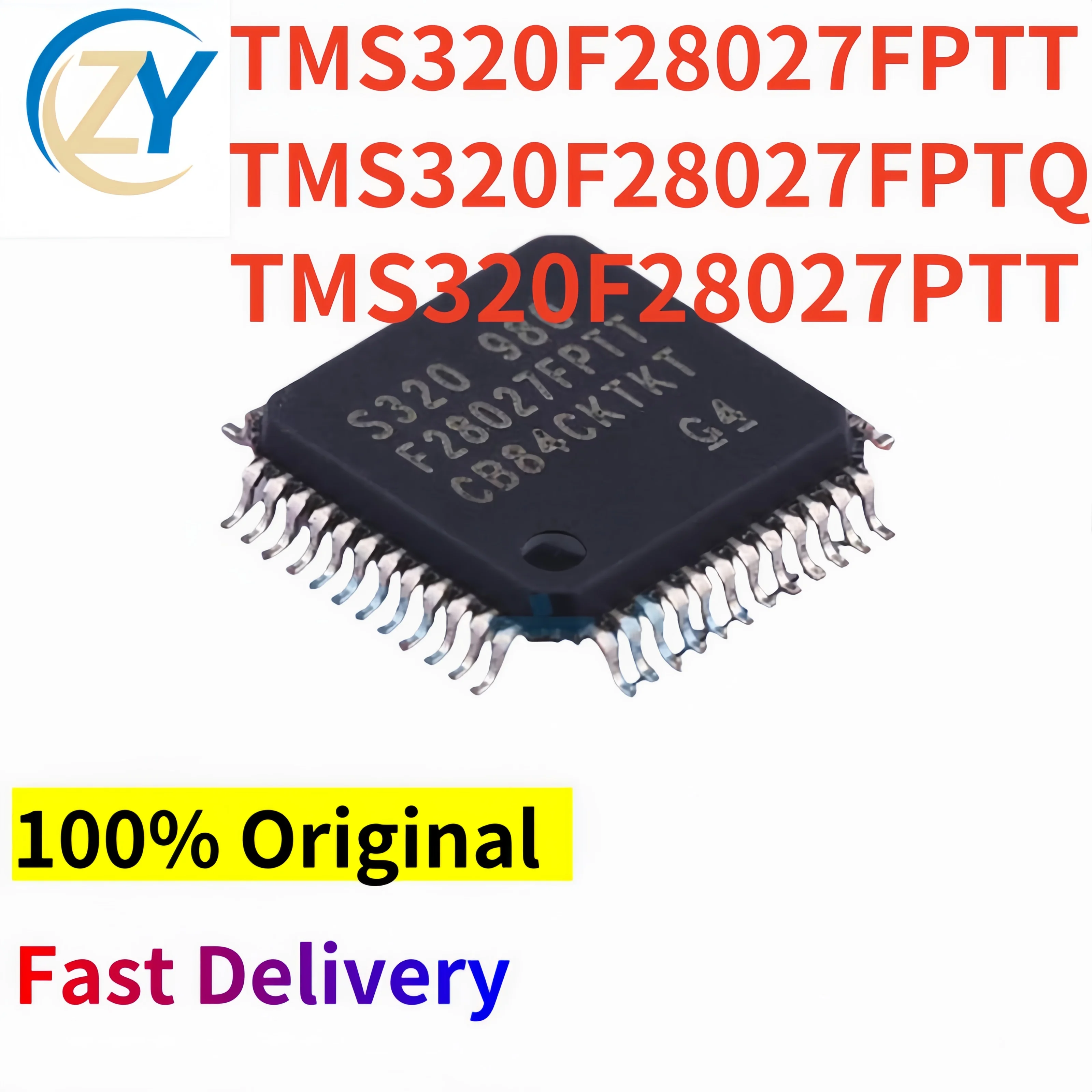 (2pcs) TMS320F28027 TMS320F28027FPTT MCUs TMS320F28027FPTQ TMS320F28027PTT 100% Original & In Stock