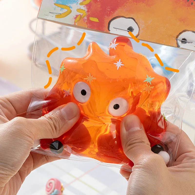 Jouet à presser la flamme, jouets anti-Stress, cadeau de soulagement de l'anxiété, jouets anti-Stress TPR pour adultes et enfants