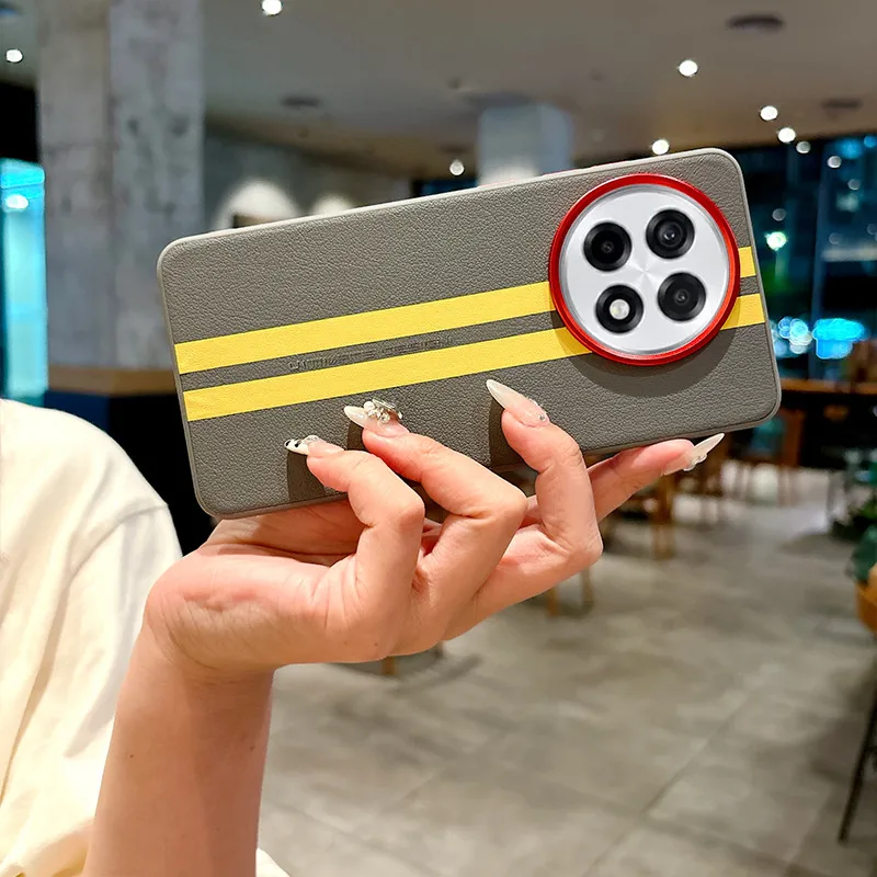 

For OnePlus ACE 5, 13R, 13 Case ELVEV Quality PU Leather Hard PC Phone Cover for ace 5 pro