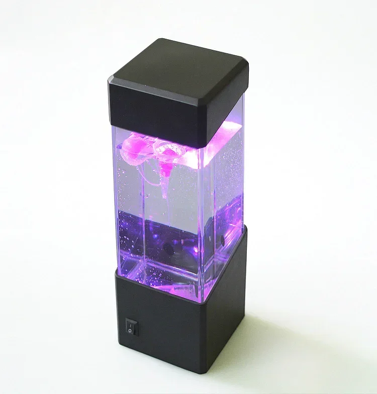 For LED Seven Color Jellyfish Lamp Popular Home Decoration Small Night Lamp Creative Atmosphere Lamp Cross-border