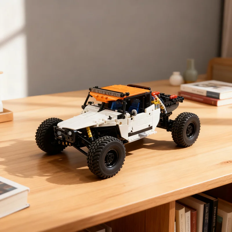 975pcs MOC Technical Class 1 Unlimited Buggy Model Building Blocks Construction Christmas Gift Toy DIY Birthday Education 3D
