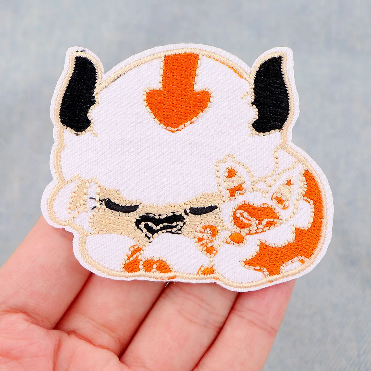 Cartoon Avatar Embroidery Patch Iron On Patches For Clothing Tiger Patches On Clothes Cute Badges Stickers DIY Accessories