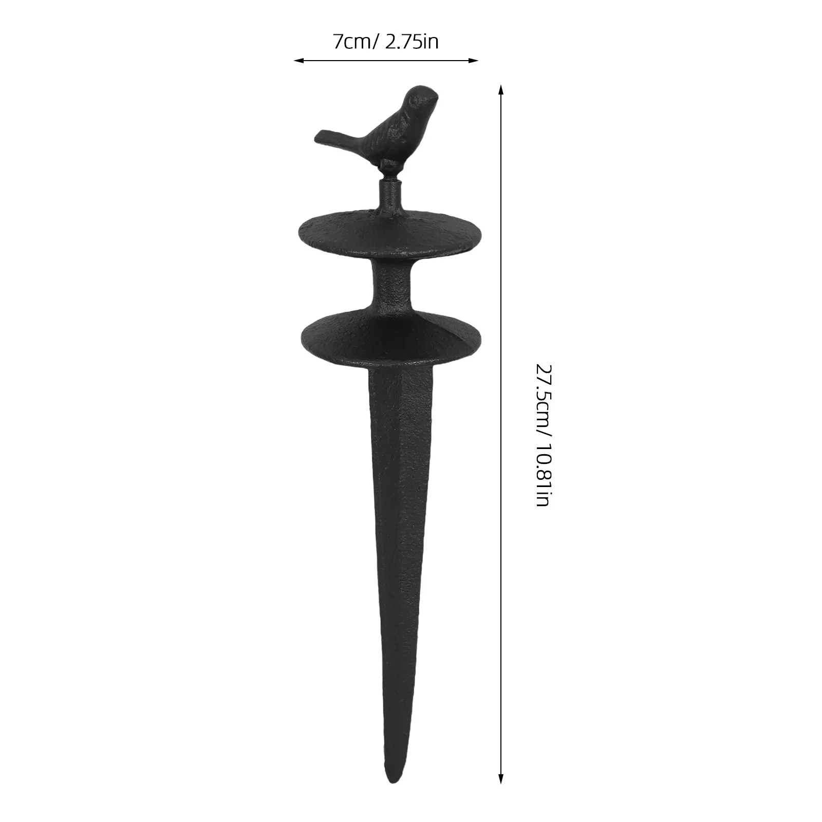 Vintage Metal Garden Hose Guide Spike Decorative Cast Iron Stake Stable Outdoor Hose Holder for Patio Yard Garden - view 2