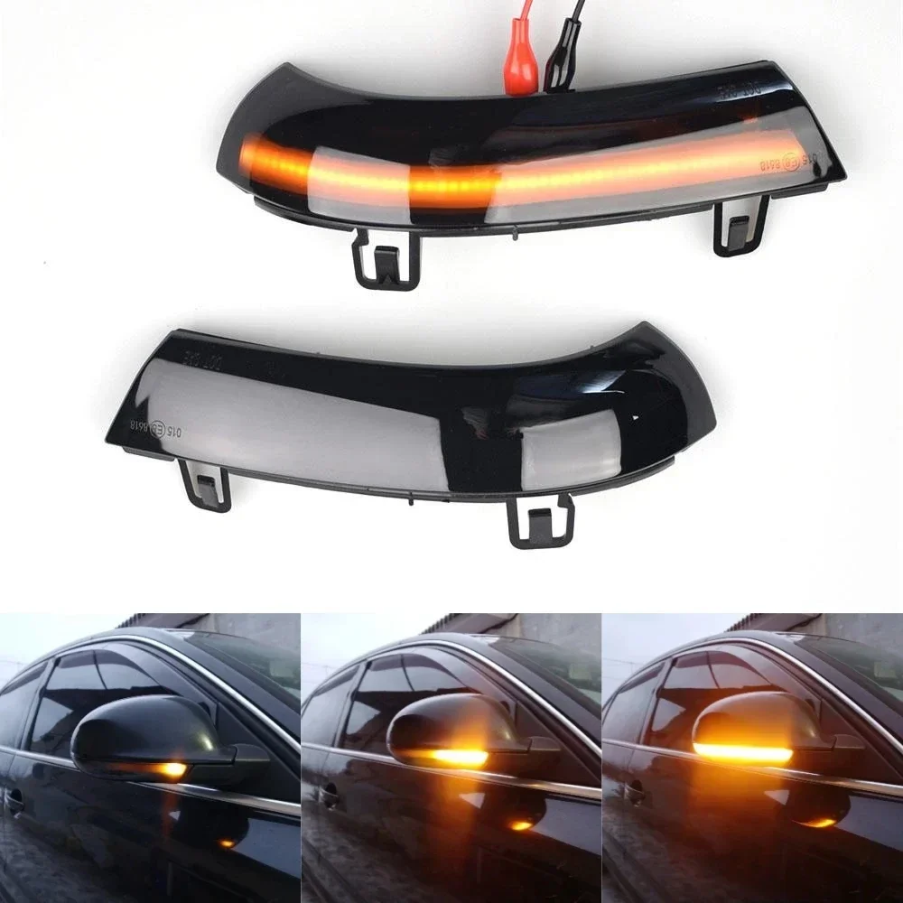 

2pcs Dynamic Blinker For VW GOLF 5 GTI V MK5 Jetta Passat B5.5 B6 Sharan Superb B5 EOS LED Turn Signal Mirror Indicator Light