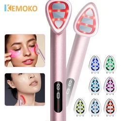 7 Color EMS Microcurrent Eye Massager Vibration Wrinkle Anti-Ageing Eye Massage Dark Circle Removal SPA Skin Care Beauty Tool