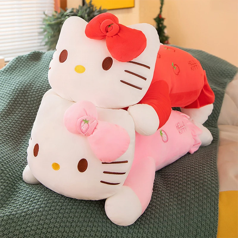 

Sanrio 40-80 см милый кот плюшевая игрушка Kt Cat мягкая подушка с животными мультяшная кукла для детей подарок на день рождения и Рождество для девочек оптом