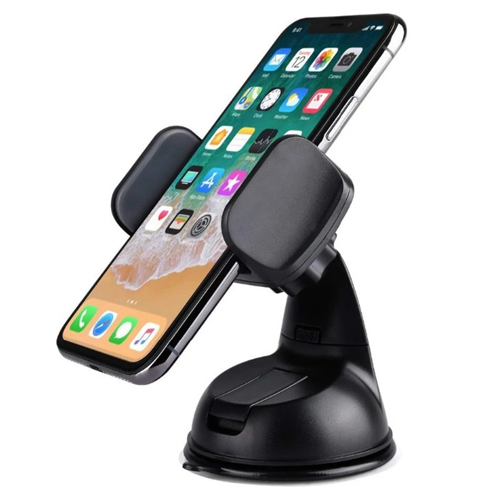 Auto-Saugnapf-Handyhalterung 360° ° Universelle Drehbare Armaturenbrett- und Windschutzscheiben-Handyhalterung für iPhone Samsung Android Smartphone GPS – Detail 1