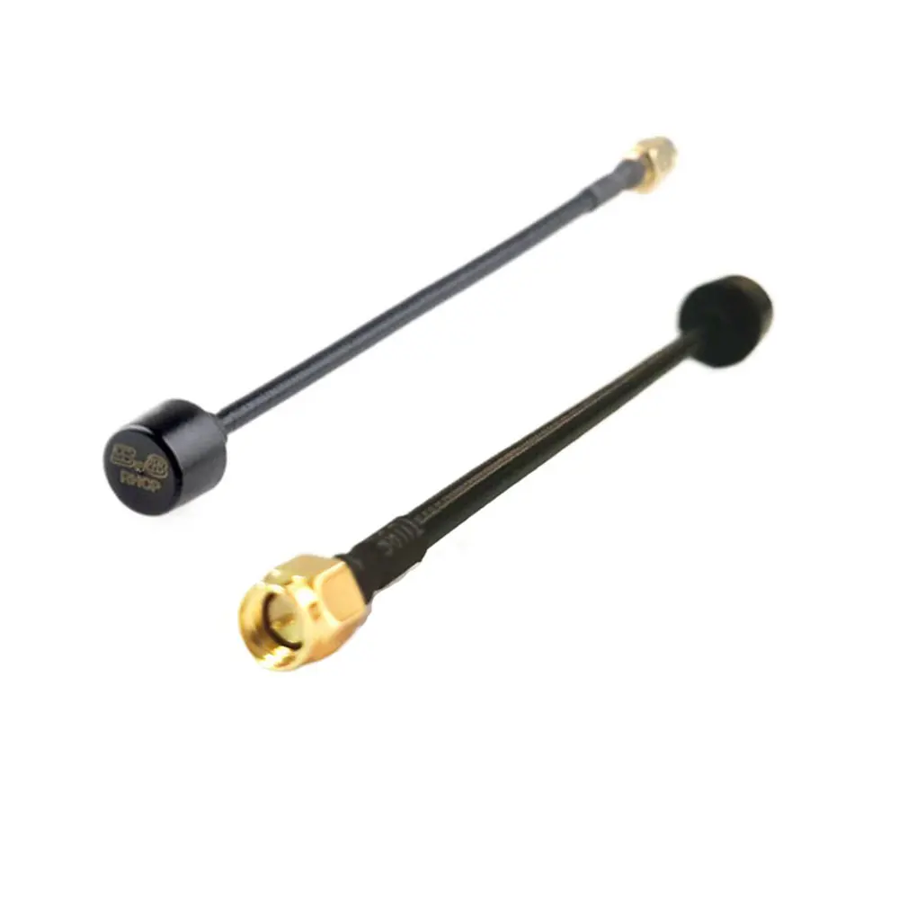 HappyModel 150mm 5.8GHz 2.5db Lollipop Omni Antena FPV Antena 5500-6000MHz RHCP LHCP SMA para RC FPV Racing Freestyle Drones VT