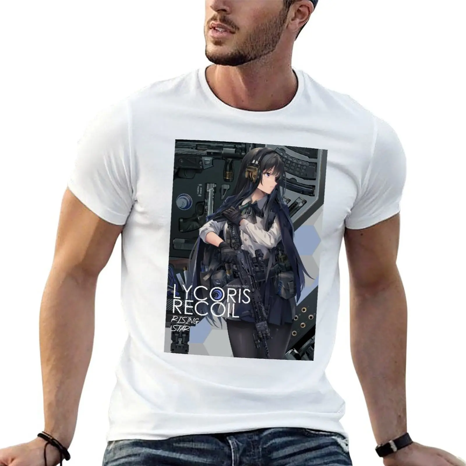 

man T-Shirt shirts t anime - Inoue, shirts Rising man Takina for t Recoil Lycoris Star funny