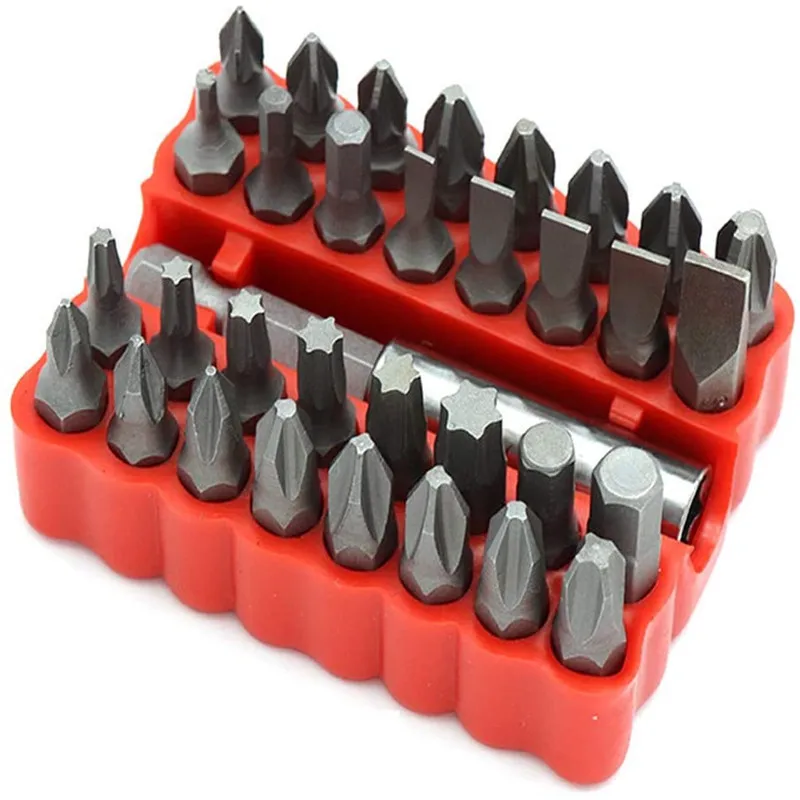 Electric Screwdriver Bit Set For Drill Torx Hex PH Tips Repairing Tool 1/4 Pozi Torq Drill Bits Accessories Set Of Stars Heads