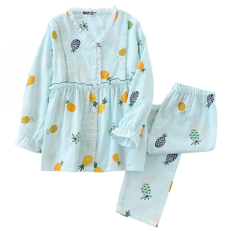 

Plus Fat Large Size 95kg Postpartum Breastfeeding Set 2026 Thin Cotton Gauze Confinement Clothes Maternity Breastfeeding Clothes
