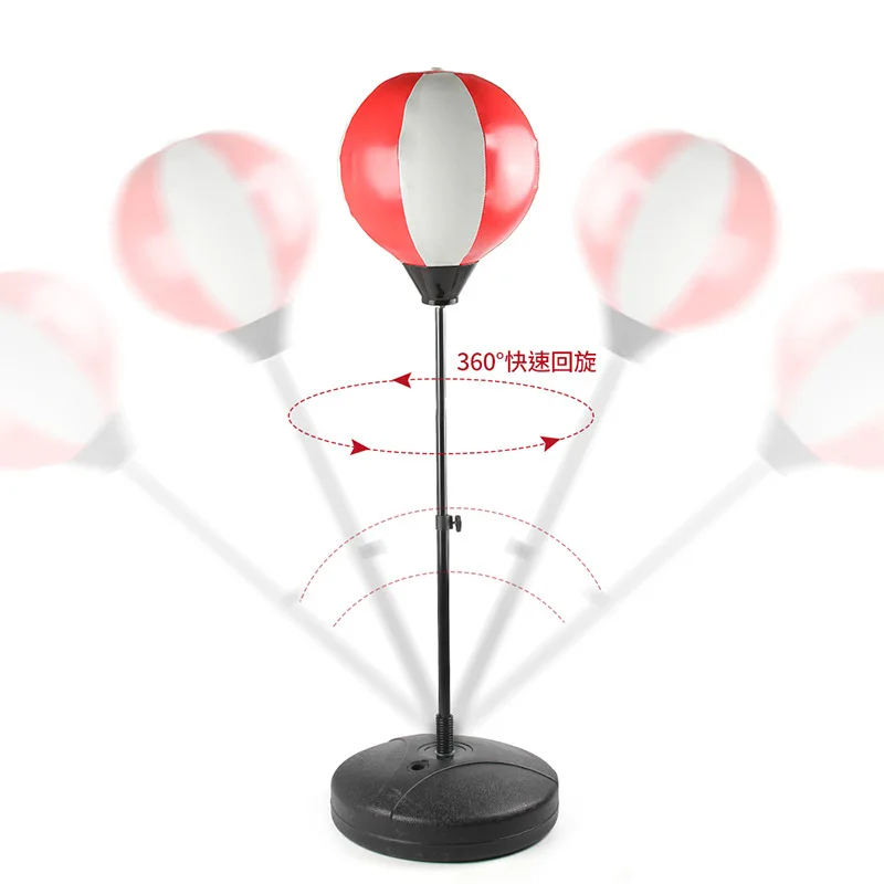 Desktop Punching Bag Set Table Top Boxing Speed Ball With Gloves Air Pump Stress Relief Boxing Trainer