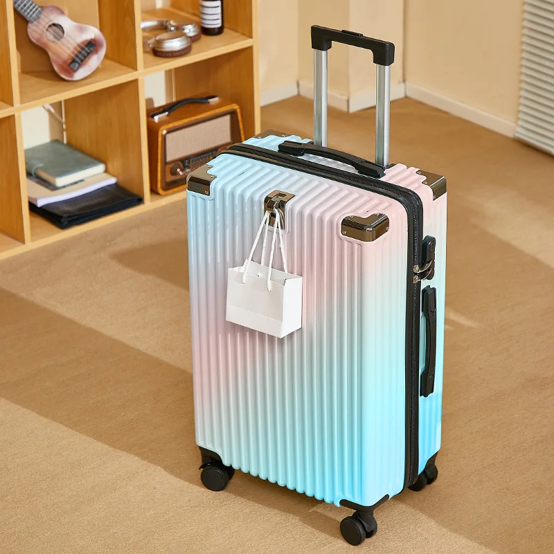 high-aesthetic-20-inch-luggage-suitcase-with-password-lock-for-travel-durable-polycarbonate-abs-material-unisex-carry-on-bag