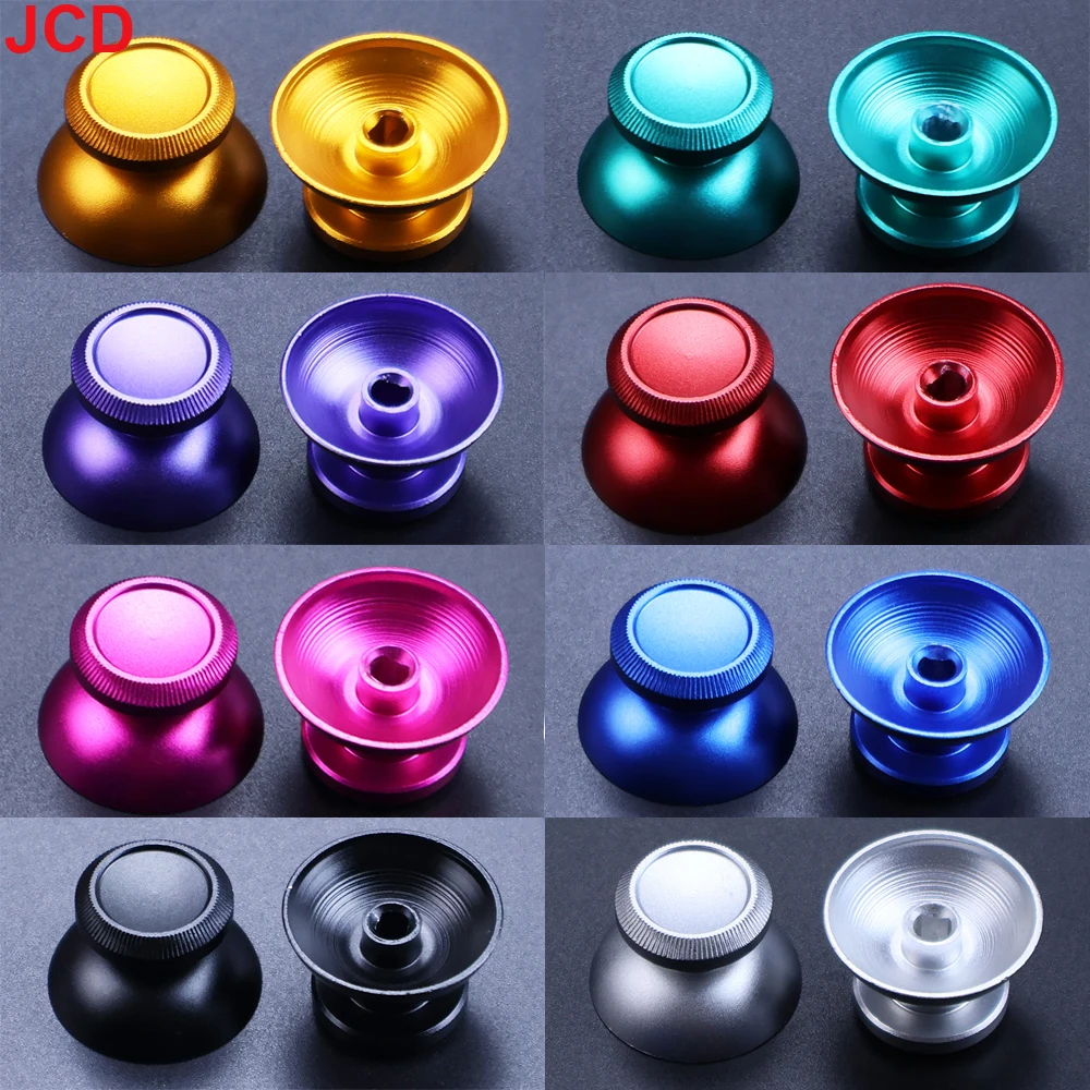 

JCD 2pcs Metal Analog Joystick Thumb Stick Grip Cap For PS4 Pro Xbox One Slim Series X S Controller Accessories