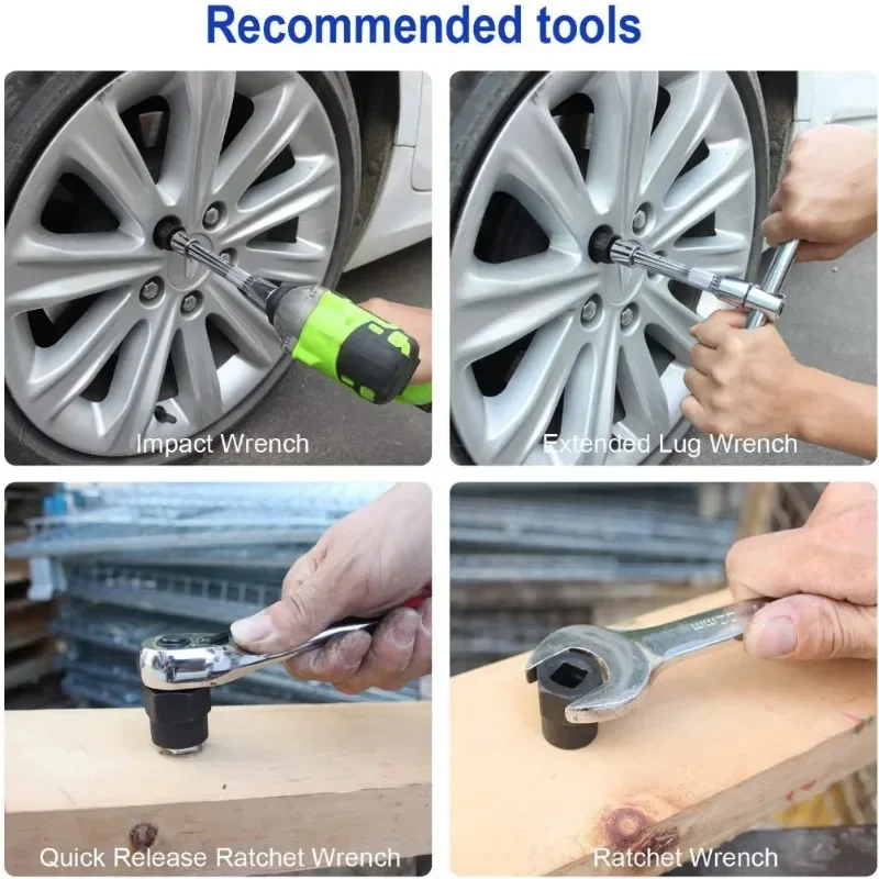 مجموعة أدوات مزيل المسمار مع حقيبة تخزين صلبة ، إزالة التالفة ، مسامير صدئة ، مجموعة الارتفاع ، 10 أو