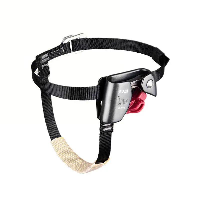 Professional Climbing Foot Ascender Riser for 8-13mm Rope Vertical Access Mountaineering Arborist Caving Equipment