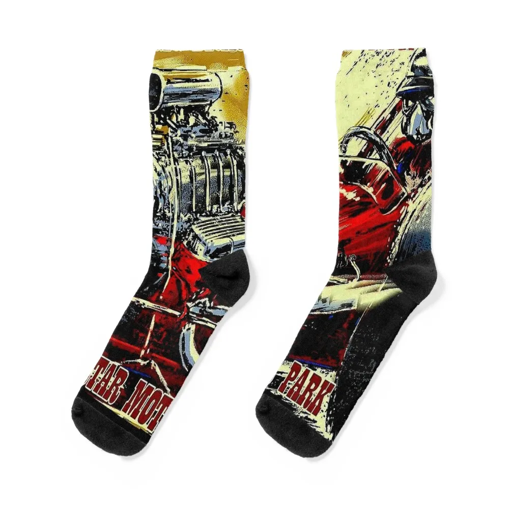 DRAG RACING : Blown Engine Auto Racing Print Socks aesthetic cycling crazy Socks For Girls Men's