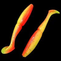 4 Uds 11cm 11,8g señuelo suave cebo de silicona anzuelo de manivela Jig gran cola en T señuelo de pesca Artificial aparejos de pesca de mar pesca de carpa