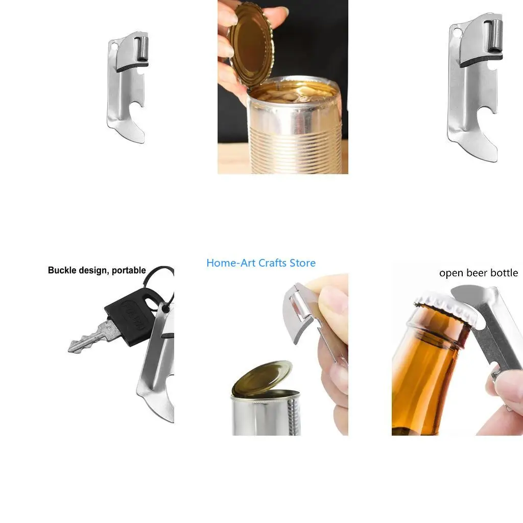 Y3NA Folding Mini Opener Bottle Opener Anti-Rust Safety Durable Household Bar Kitchen