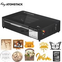Atomstack Hurricane 55W Co2 Laser Engraving With Air Assist & Honeycomb Industrial Auto Focus Wood Acrylic Laser Cutting Machine