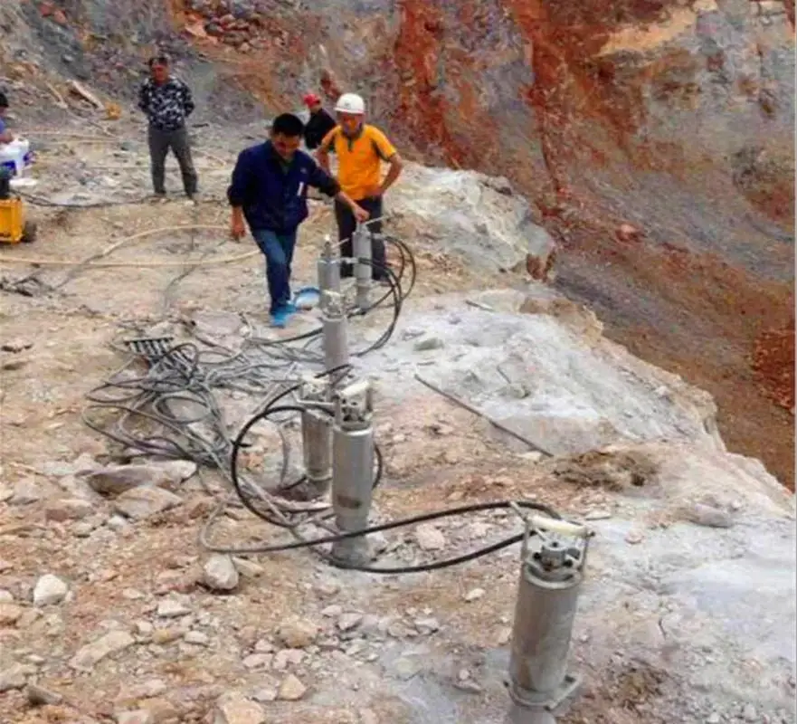 YG-Machine à Fendre la Pierre Diesel, Mathiateur Hydraulique pour Casser le Béton