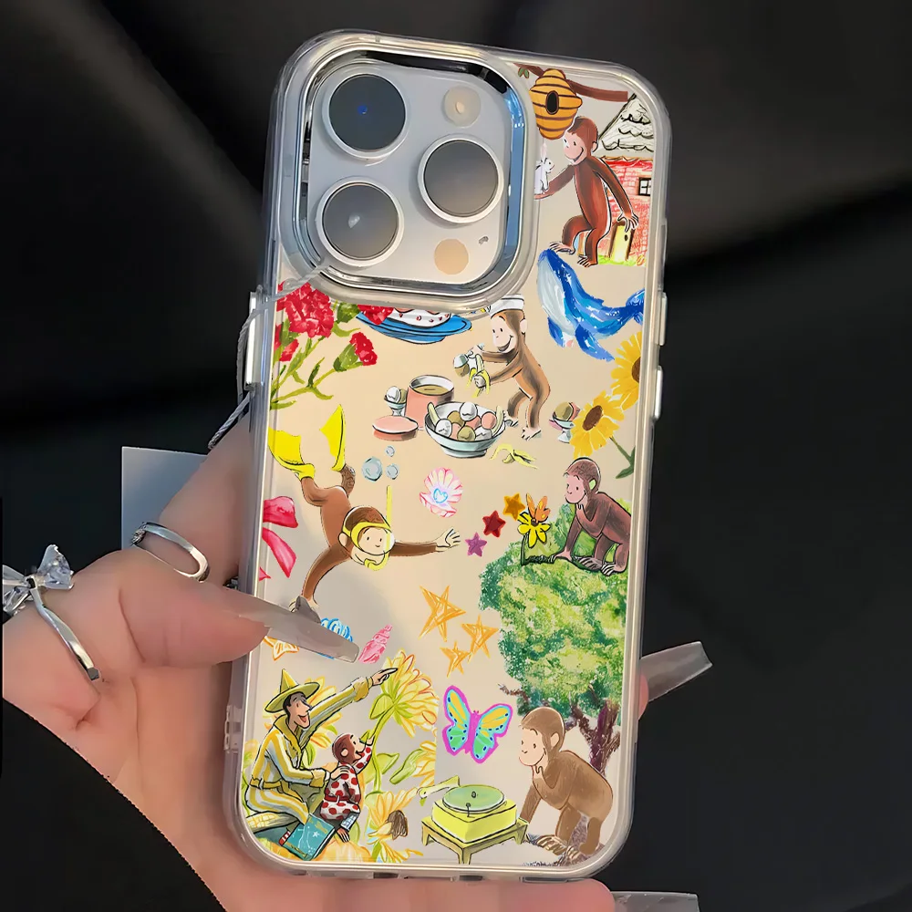 غريب G-جورج القرد قضية الهاتف لسامسونج غالاكسي A56 A36 A26 A06 A55 A35 A16 A06 A54 A34 A25 A24 A15 A14 A73 A53 A33 4G 5G