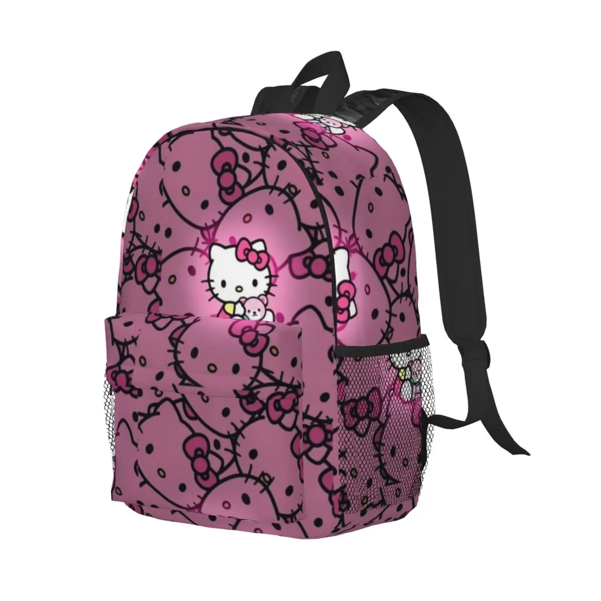 Hello Kitty Compact 15-Inch Backpack - Stylish Lightweight Bag Perfect for Students and Commuters