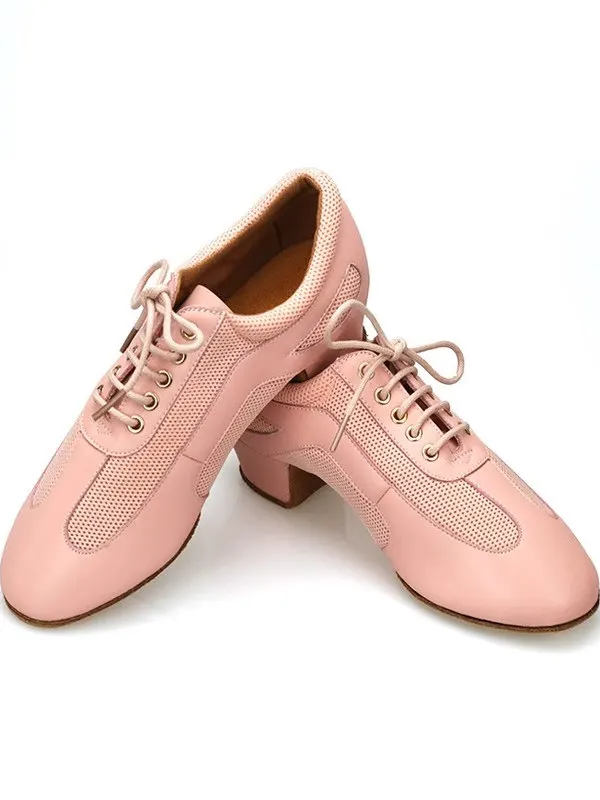 summer-2026-ladies'-latin-dance-teacher-shoes-soft-bottom-indoor-dance-adult-women's-fitness-practice-shoes-pink-color