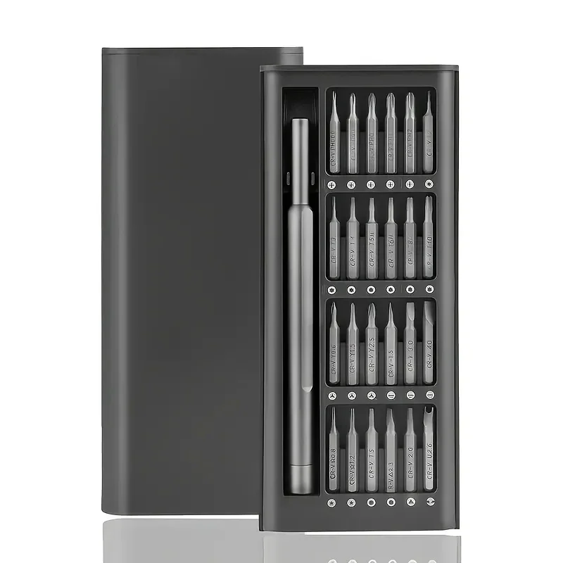 Magnetic Screwdriver Set 24 in 1 Kit, Precision Bits for Electronics Repair, Computer PC Laptop Phone Disassembly,