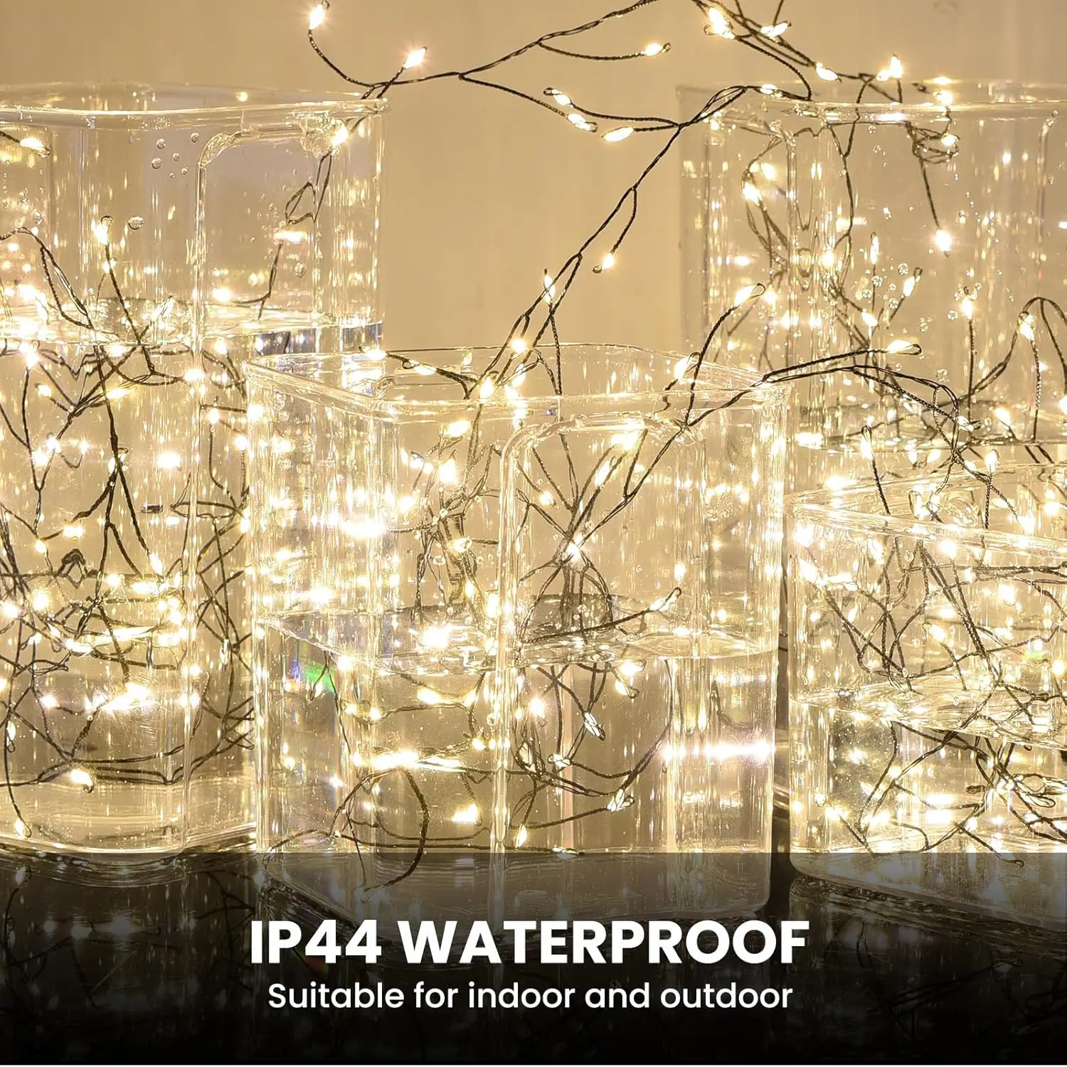 100M LED Firecracker String Light EU/US Plug In Remote Control New Year Garland Fairy Light For Wedding Christmas Decoration