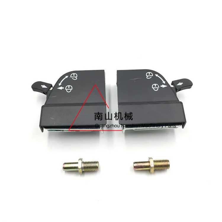 1 pcs1PCS Excavator Accessories for Liugong LG150 915 925 Front Block Lock Frame Lock Moving Window Lock Cab Glass Lock