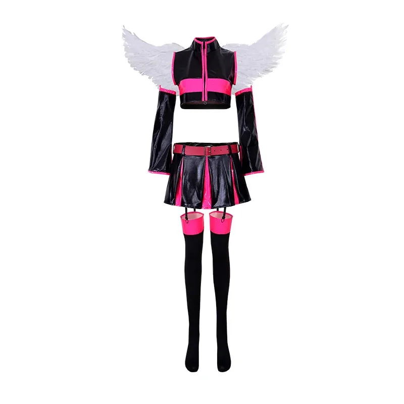 

Аниме 2,5 Dimensional Seduction Lilysa Amano Liliel Косплей Униформа Крыло Головные уборы Костюм для вечеринок для девочек; 2,c'4,h.