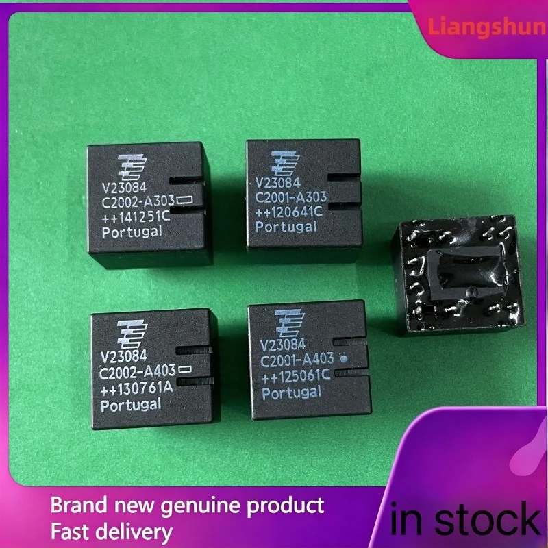 New 5pcs/lot  V23084-C2002-A303 C2001-A303 C2001-A403 10pins automotive relay