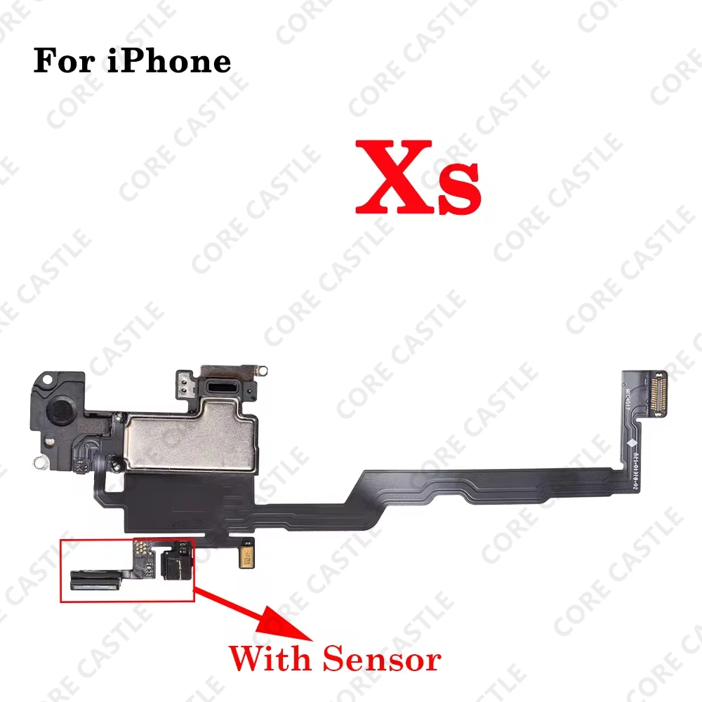 

Earpiece With Proximity Light Sensor Flex Cable For iPhone XS Top Front Small Ear Sound Speaker Microphone Phone Repair parts