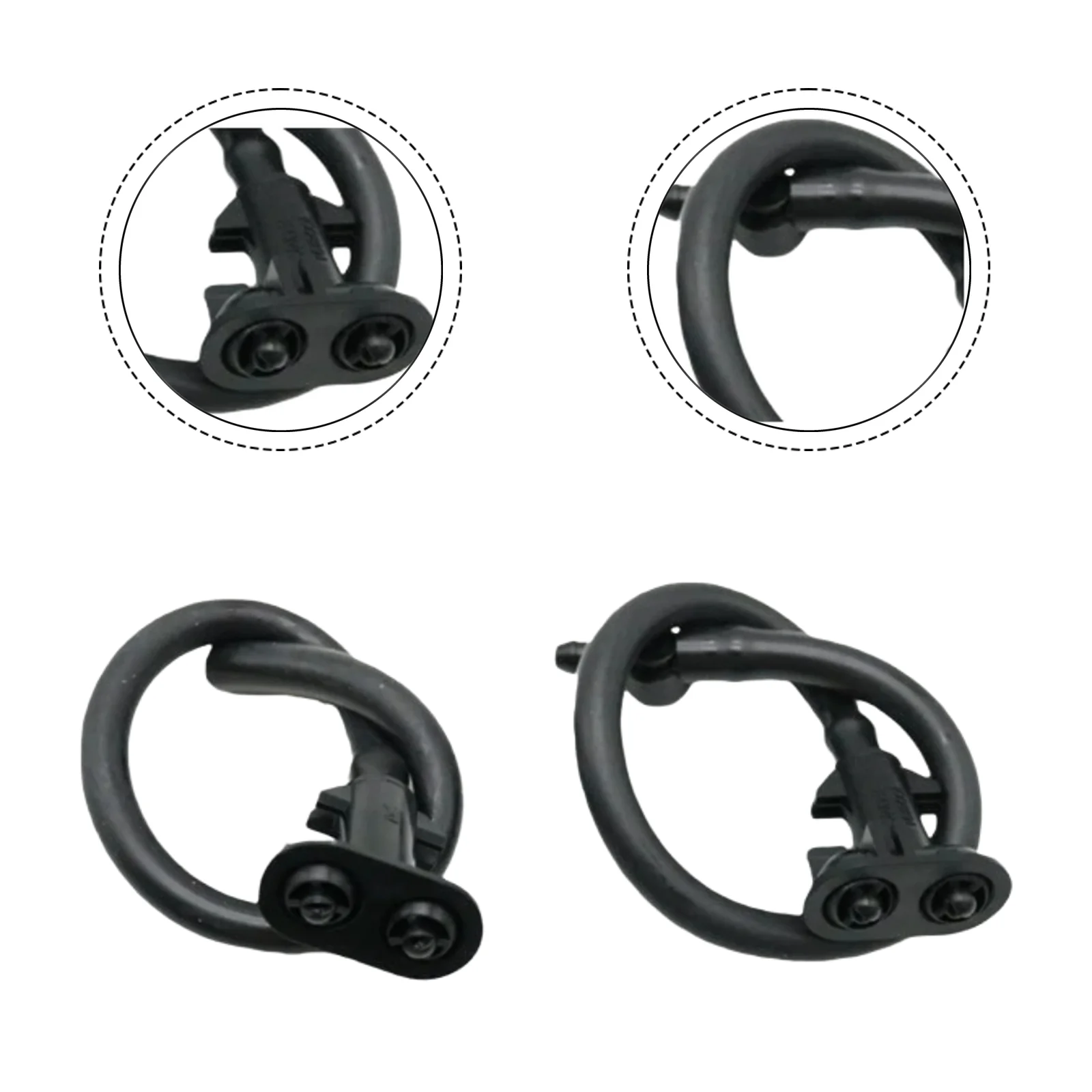 Headlight Washer Nozzle Set 2pcs for Land Rover For Discovery 4 for lr4 2014 2016 for OEM Part Numbers LR058563 LR058562