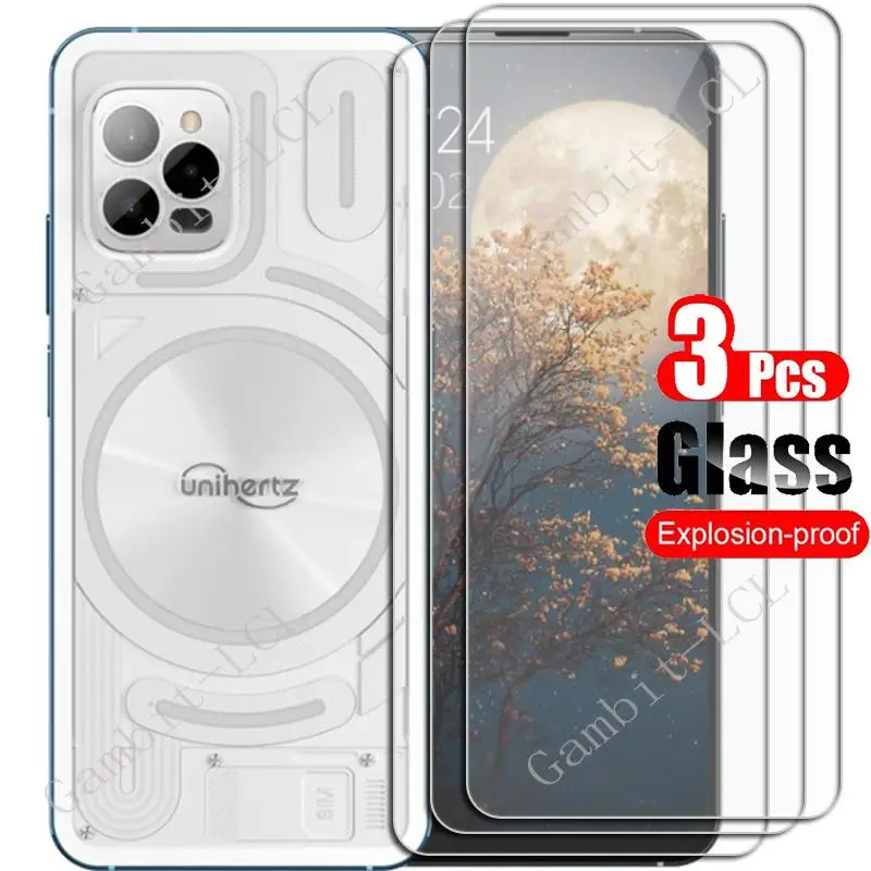 3PCS 9H HD Tempered Glass For Unihertz Luna Protective Film On UnihertzLuna 6.81\