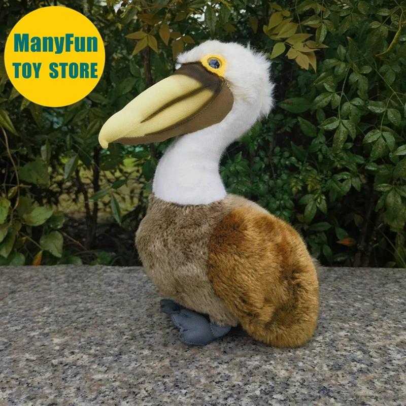 Realistische Pelikan High Fidelity Lebensechte Kormorant Plüsch Spielzeug Lebensechte Osprey Simulation Pelikan Stofftier Puppe Spielzeug Geschenk