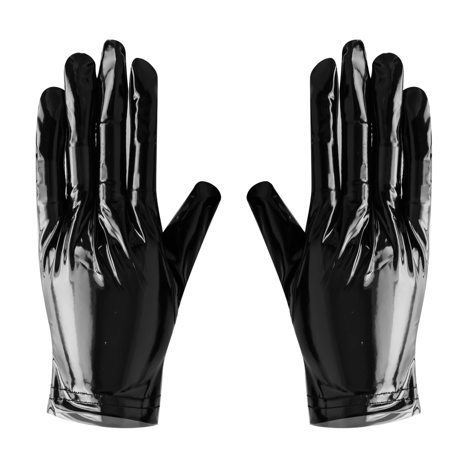 Novelty Costumes Accessories Latex Hood Mask Leather Gloves nd Socks 3pcs Set for Party and Ball Cosplay for Nightclub Men Women