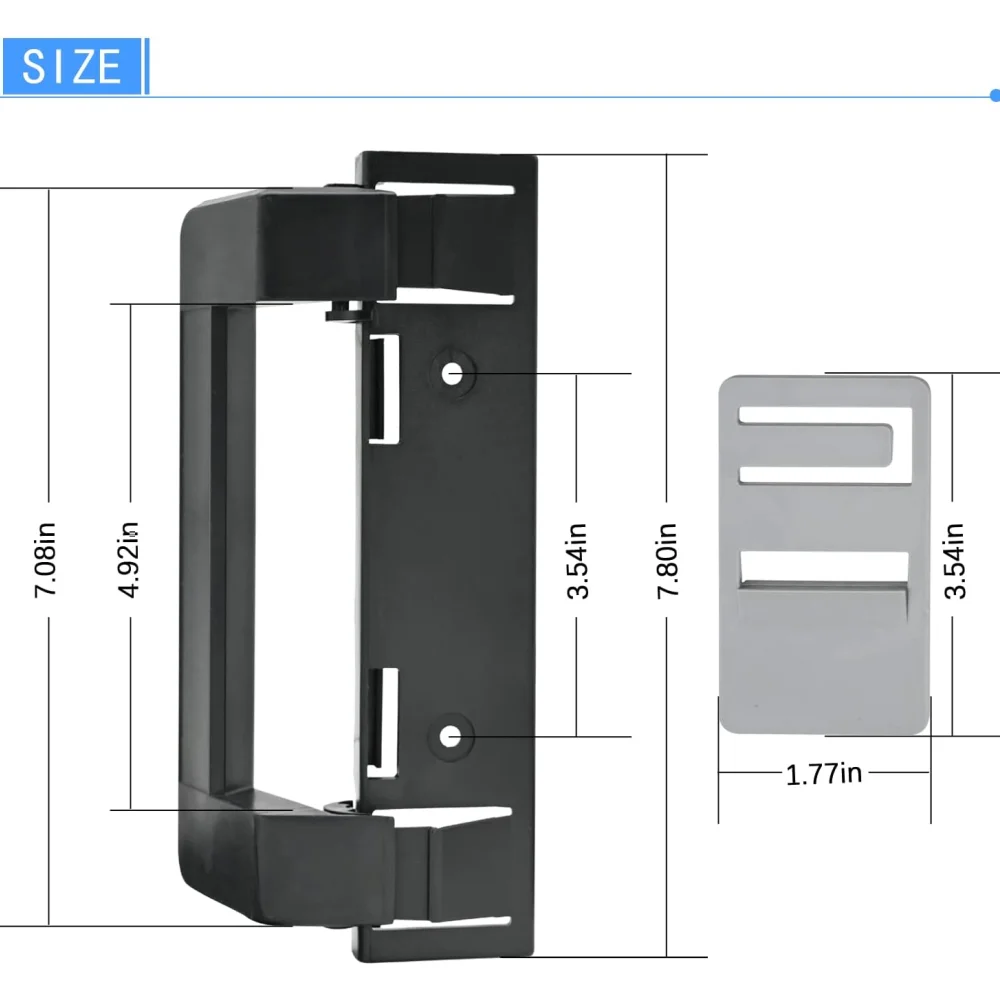 2Pcs/Set RVs Refrigerator Door Handle 3316882900 For Dometic Fridge DM2672 DM2682 DM2872 DM2882 RV Refrigerator Door Latch