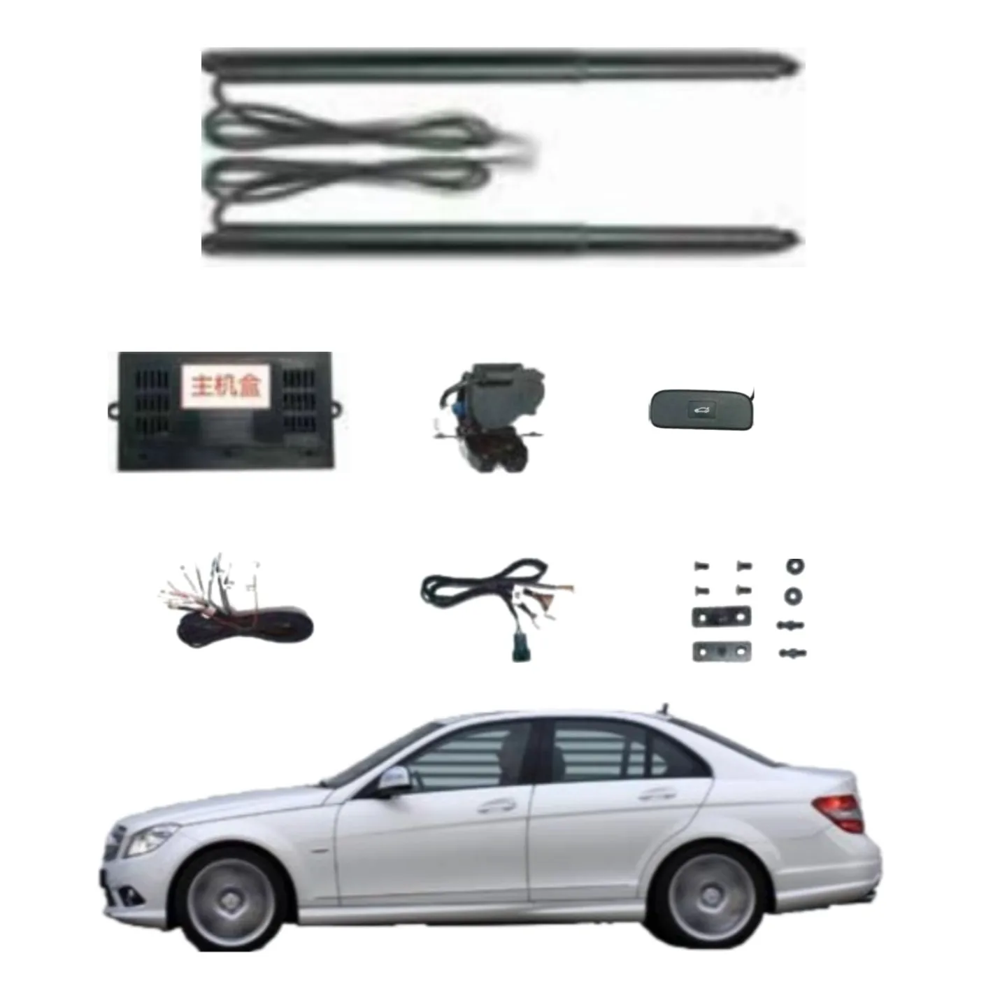 

For Mercedes-Benz C-Class 2018 - 2015 Editions Automatic trunk opener for the electric tailgate of the car