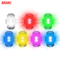 BRDRC LED Warning Light Signal Light for DJI Mini 4K/Mavic 3 Pro/Air 3 Drone with Strobe Light 7 Colors Turn Signal Indicator