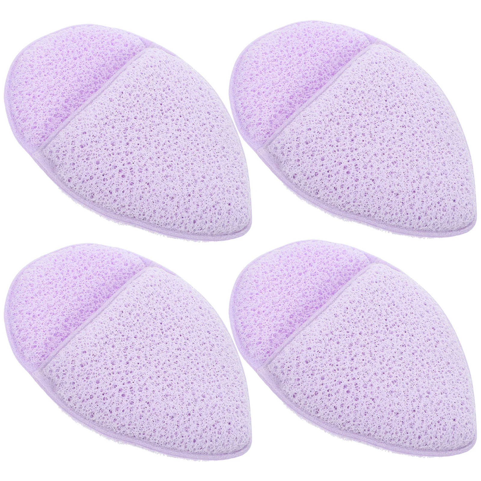 

4 Pcs Face Cleaning Soft Exfoliating Sponge Deep Pore Cleanser Oil Control Daily Washing Makeup Removal Tools Facial Pad