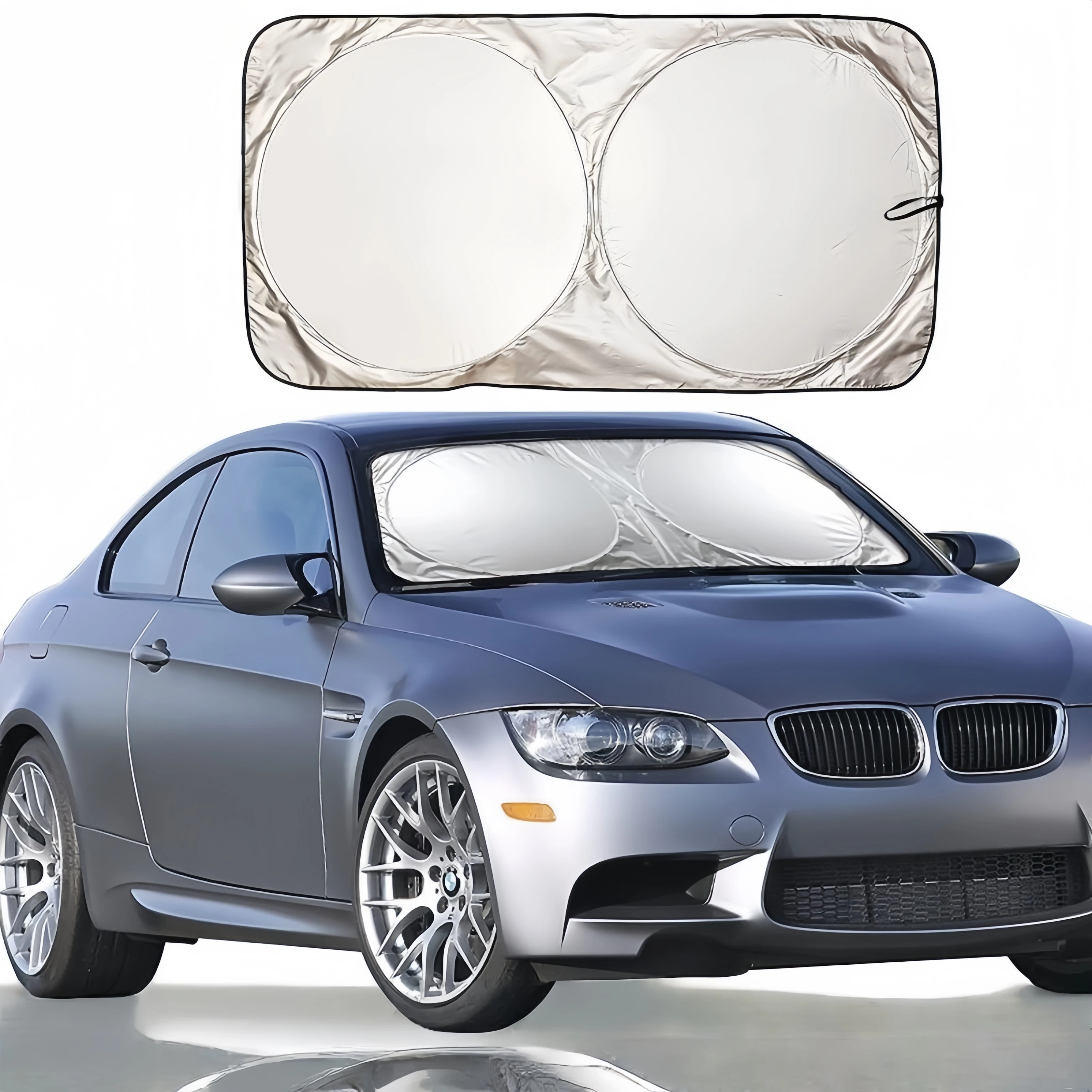 

Car Front Screen Sunshade Artifact Car Windshield Sun Protection Folding Auto UV Heat Insulation Summer Sunshade Window Shade