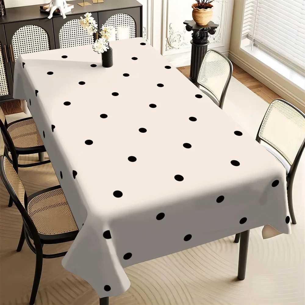 One piece, from the new high-end luxury collection, featuring a polka dot creative print tablecloth.