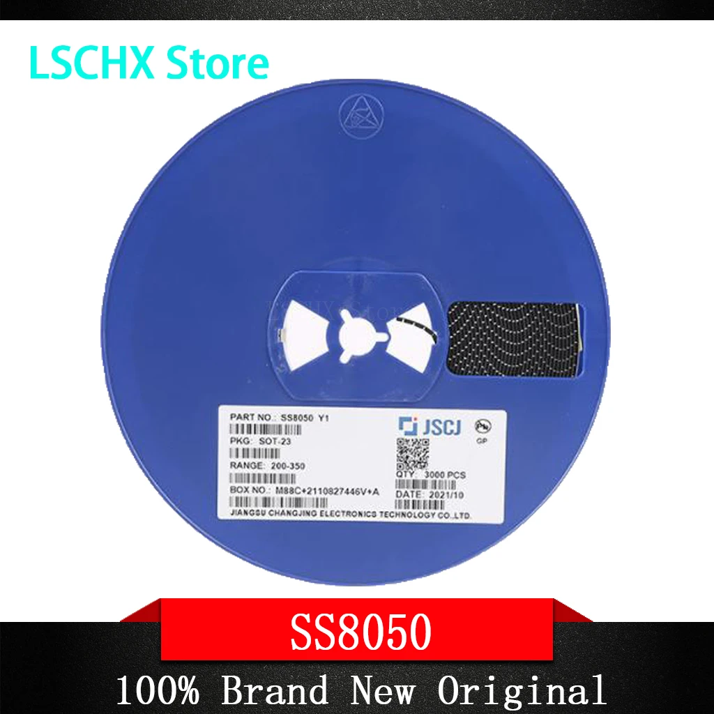 3000PC SS8050 SS8550 Y1 Y2 SOT23 300mW 1.5A 25V NPN PNP 8050 8550 SMD Transistor