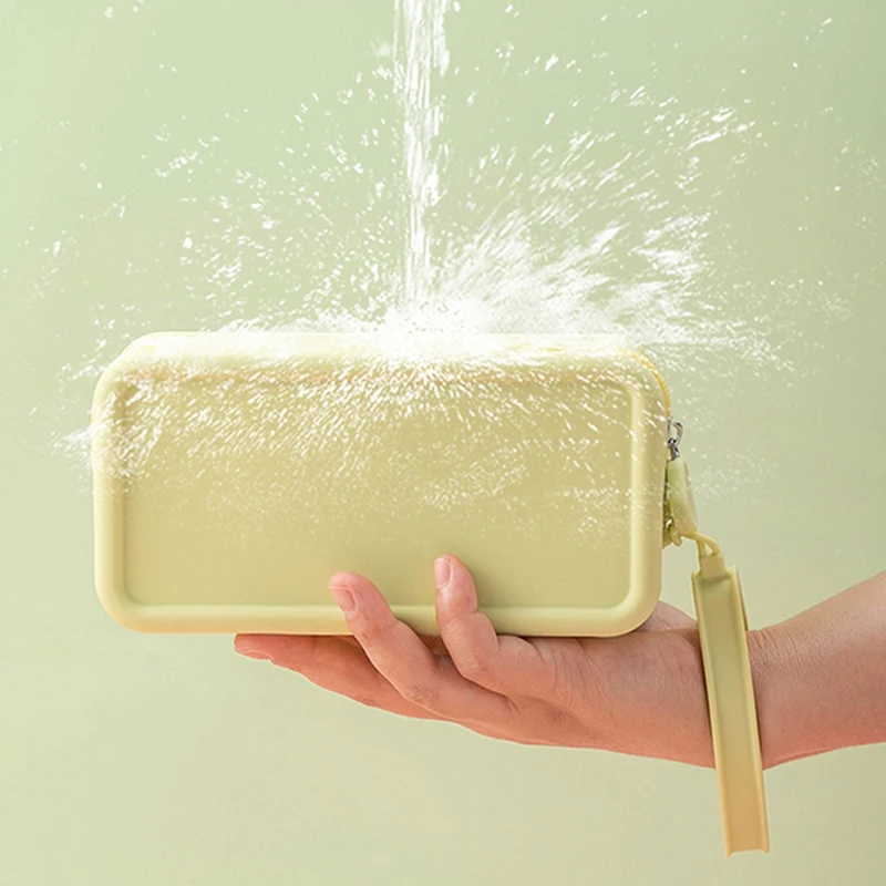 المحمولة سيليكون نظارات تخزين محفظة نسائية للعملات المعدنية سحاب عازل للماء حقيبة سفر سعة كبيرة بلون سماعة حقيبة الطلاب