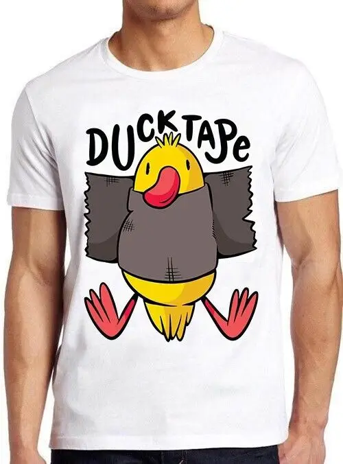 Duck Tape Rubber Toys Joke Funny Meme Cool Top T Shirt C1132