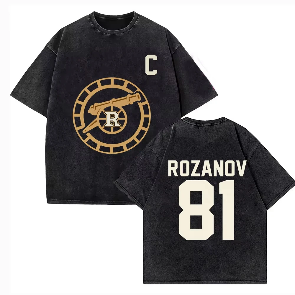 2026 100% Cotton Vintage Washed Heated Rivalry Ilya Rozanov 81 Boston Raiders T Shirt Men Scott Hunter Shane Hollander Acid