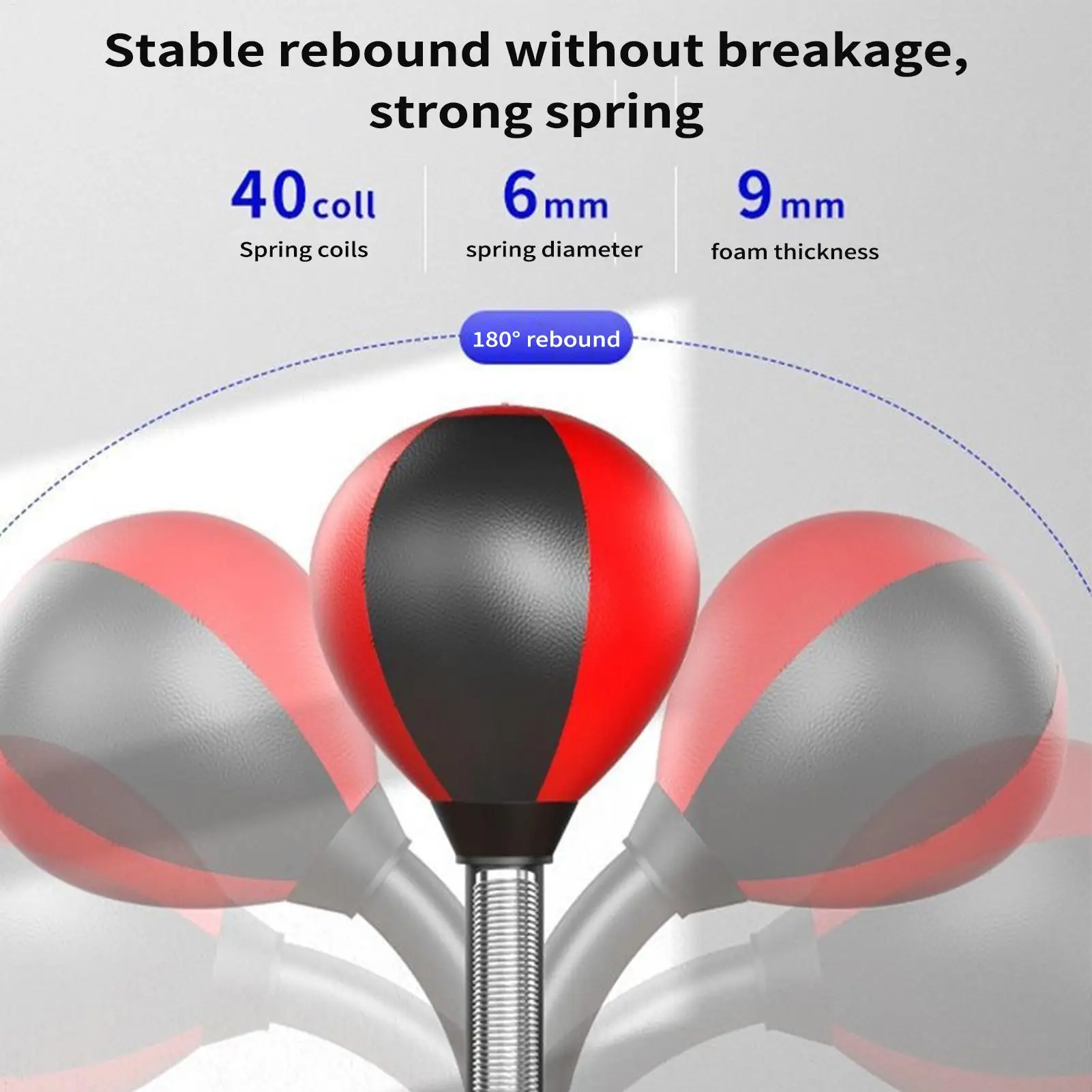 Punching Bag For Desk Reflex Boxing Toy With Suction Cup Suction Cup Punching Bag For Home Room Garage Gym Dormitory Apartment